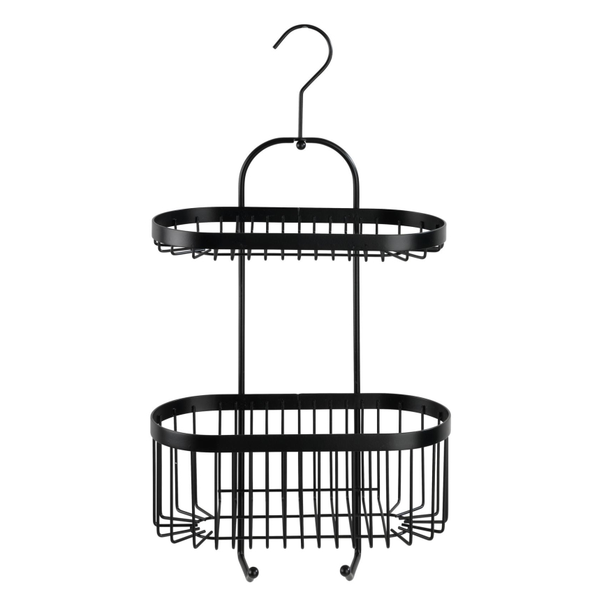 WENKO 23880100 – Ράφι CLASSIC PL. SCHWARZ 26,5x47 cm μαύρο