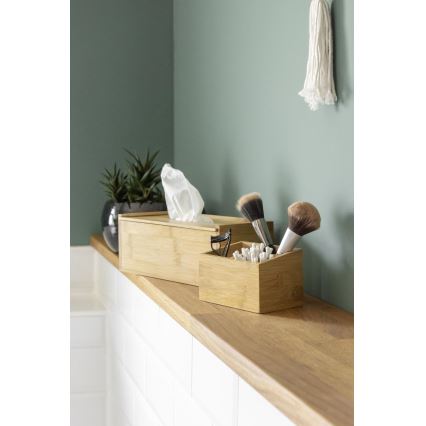 WENKO 23925100 - Θήκη χαρτομάντιλων TERRA 25x13 cm καφέ