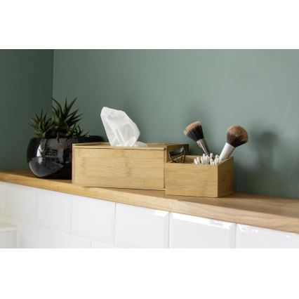 WENKO 23925100 - Θήκη χαρτομάντιλων TERRA 25x13 cm καφέ