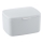 WENKO 23960100 - Κουτί BARCELONA 19,5x16 cm λευκό/γυαλιστερό χρώμιο