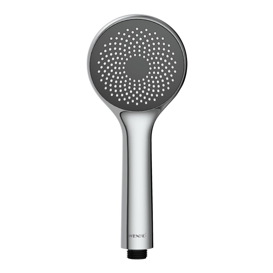 WENKO 23991100 - Κεφαλή ντους WATERSAVING SYSTEM 9,5x9,5 cm γυαλιστερό χρώμιο/γκρι