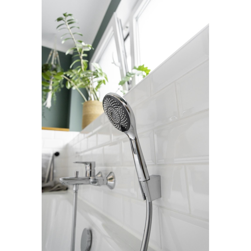 WENKO 23992100 - Κεφαλή ντους WATERSAVING SYSTEM 9,5x9,5 εκ. γυαλιστερό χρώμιο/γκρι