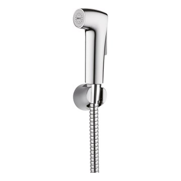 WENKO 23999100 - Σετ μπιντέ Σύστημα Εξοικονόμησης Νερού 12x7 cm, γυαλιστερό χρώμιο/ασημί