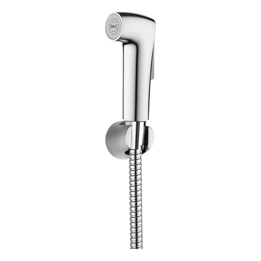 WENKO 23999100 - Σετ μπιντέ Σύστημα Εξοικονόμησης Νερού 12x7 cm, γυαλιστερό χρώμιο/ασημί