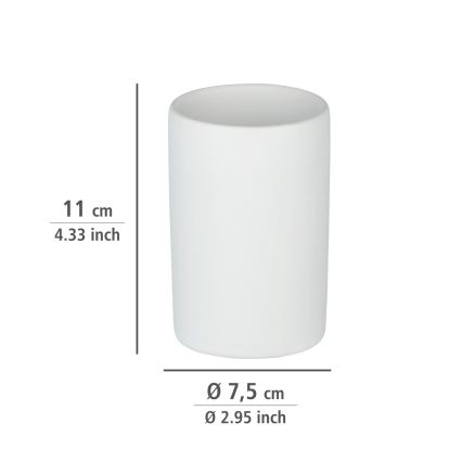 WENKO 24010100 - Ποτήρι POLARIS 7x11 cm λευκό