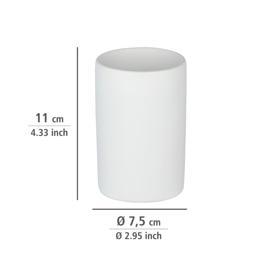 WENKO 24010100 - Ποτήρι POLARIS 7x11 cm λευκό