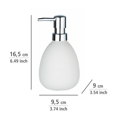 WENKO 24011100 - Δοσομετρητής υγρού σαπουνιού POLARIS 390 ml λευκό