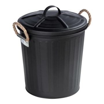WENKO 24022100 - Καλάθι GARA 24x28,5 cm μαύρο