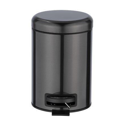 WENKO 24035100 - Κάδος LEMAN 17x25 cm ανοξείδωτο/μαύρο