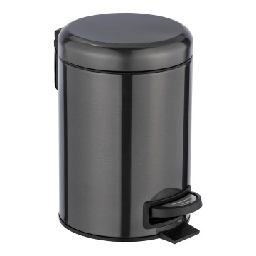 WENKO 24035100 - Κάδος LEMAN 17x25 cm ανοξείδωτο/μαύρο