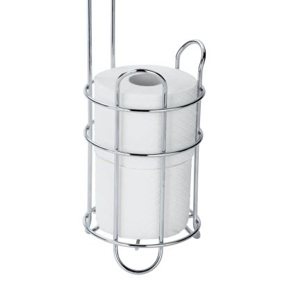 WENKO 24074800 - Βάση για χαρτί τουαλέτας 16x59 εκ., γυαλιστερό χρώμιο