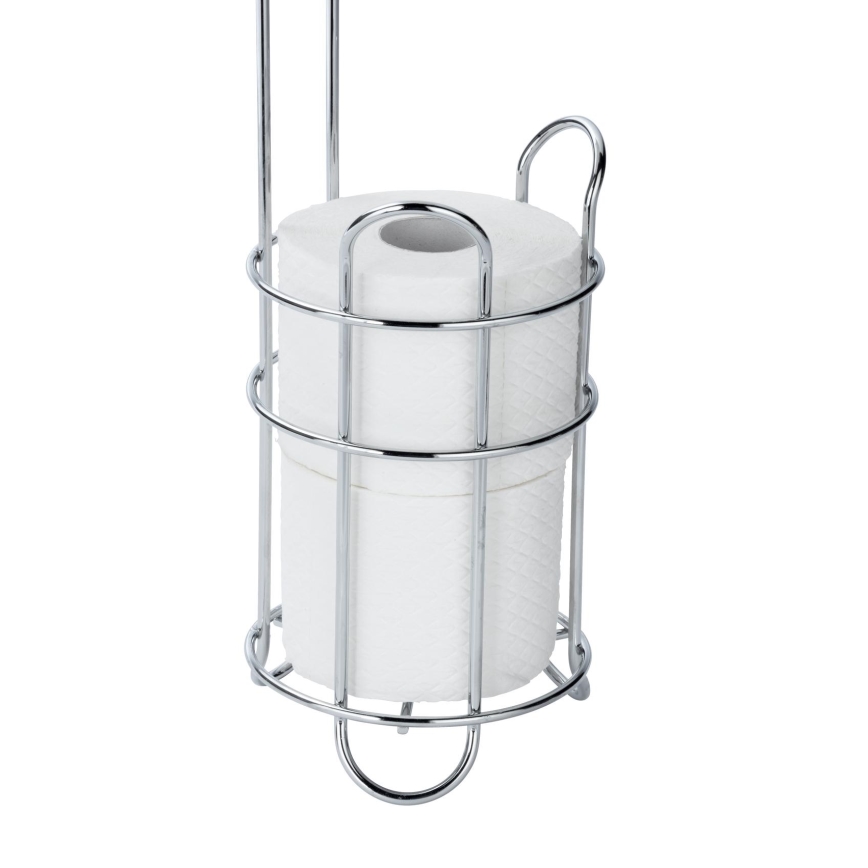 WENKO 24074800 - Βάση για χαρτί τουαλέτας 16x59 εκ., γυαλιστερό χρώμιο