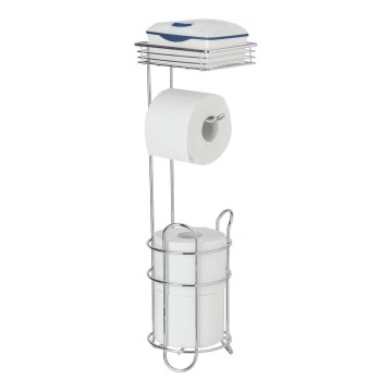 WENKO 24074800 - Βάση για χαρτί τουαλέτας 16x59 εκ., γυαλιστερό χρώμιο
