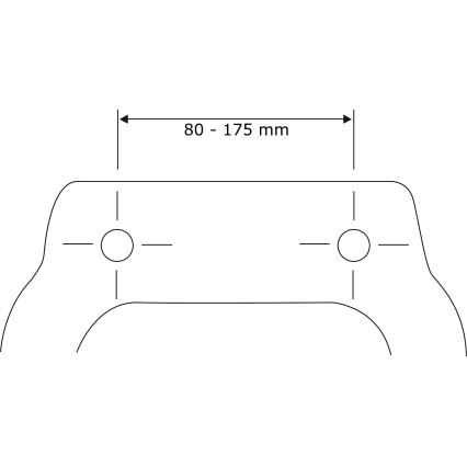 WENKO 24080800-WC κάθισμα TAVOLA 36,5x45 cm λευκό/γυαλιστερό. χρώμιο