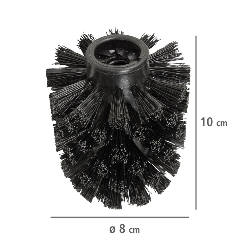WENKO 24090800 - κεφαλή WC 8x9,3 εκ. μαύρη