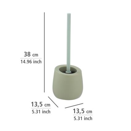 WENKO 24120100 - Βούρτσα WC BADI 13,5x38 cm πράσινη