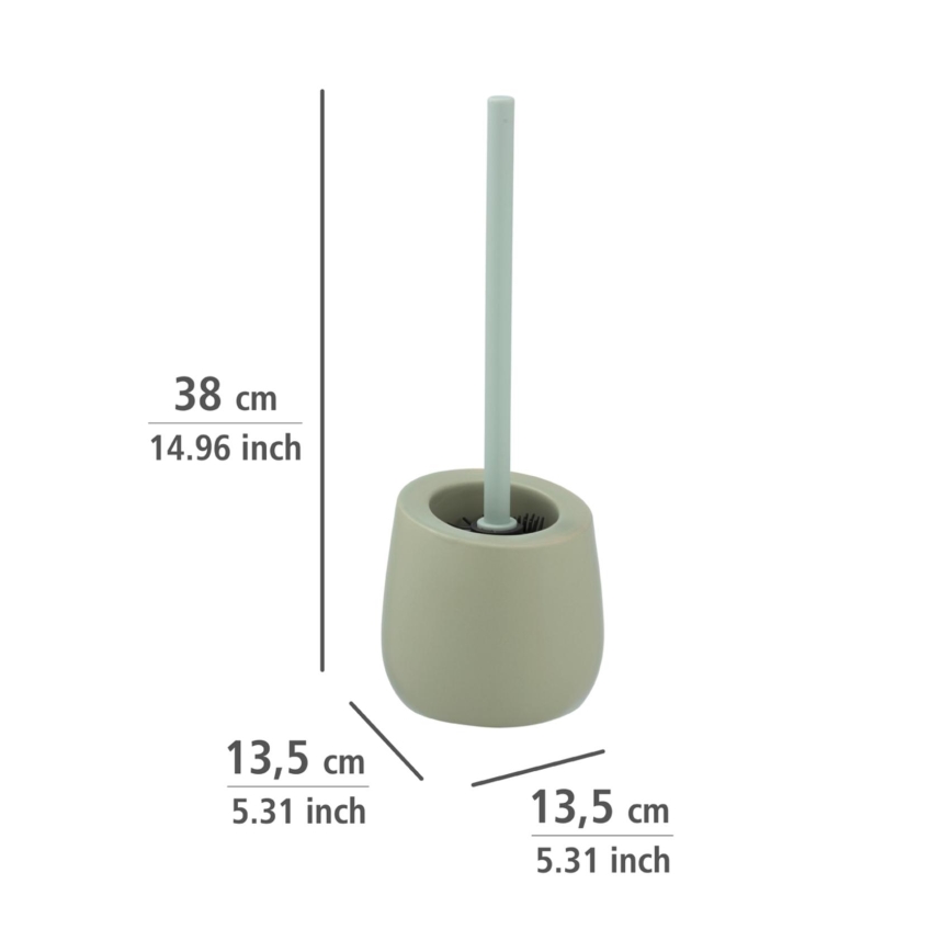 WENKO 24120100 - Βούρτσα WC BADI 13,5x38 cm πράσινη
