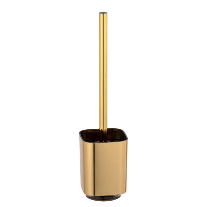 WENKO 24162100 - Βούρτσα WC AURON 9x38,5 cm χρυσή
