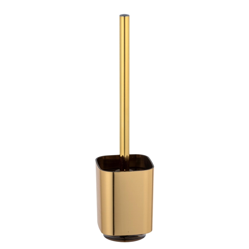 WENKO 24162100 - Βούρτσα WC AURON 9x38,5 cm χρυσή