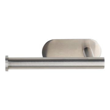 WENKO 24166100 - Βάση για χαρτί τουαλέτας TURBO-LOC OREA MATT 16x7 cm ανοξείδωτο/ασημί