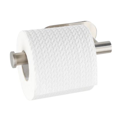WENKO 24166100 - Βάση για χαρτί τουαλέτας TURBO-LOC OREA MATT 16x7 cm ανοξείδωτο/ασημί