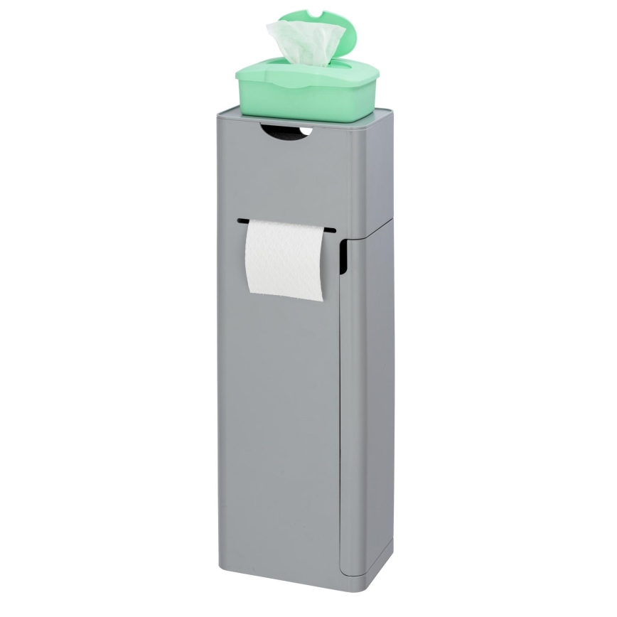 WENKO 24213100 - Βούρτσα WC IMON 20x58,5 cm γκρι