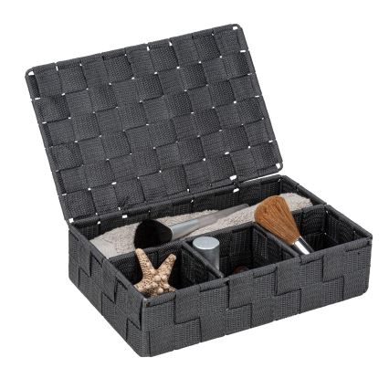 WENKO 24223100 - Καλάθι ADRIA 26x17 εκ. γκρι/ανθρακί