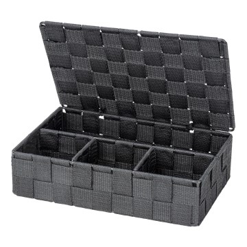 WENKO 24223100 - Καλάθι ADRIA 26x17 εκ. γκρι/ανθρακί