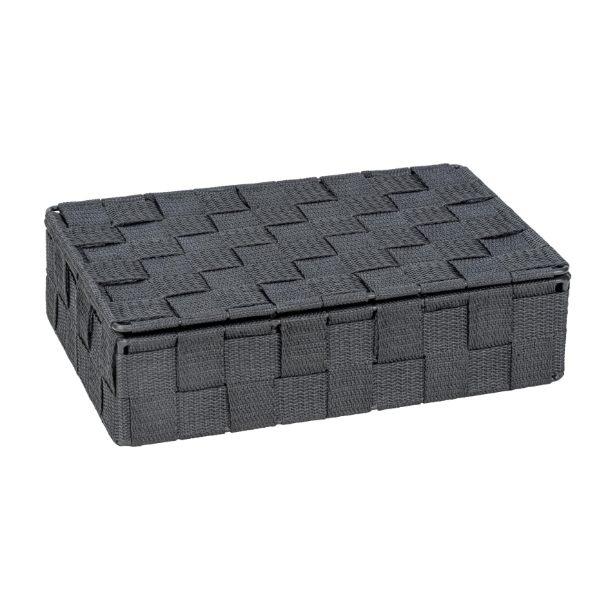 WENKO 24223100 - Καλάθι ADRIA 26x17 εκ. γκρι/ανθρακί