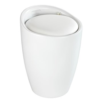 WENKO 24228100 - Σκαμπό CANDY 36x50,5 cm λευκό/μαύρο