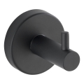WENKO 24232100-Γάντζος BOSIO BLACK 5,5x5,5 cm ανοξείδωτο/ασημί
