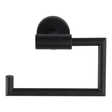 WENKO 24240100-Βάση για χαρτί υγείας BOSIO BLACK 15x10,5 εκ. ανοξείδωτο/ασημί