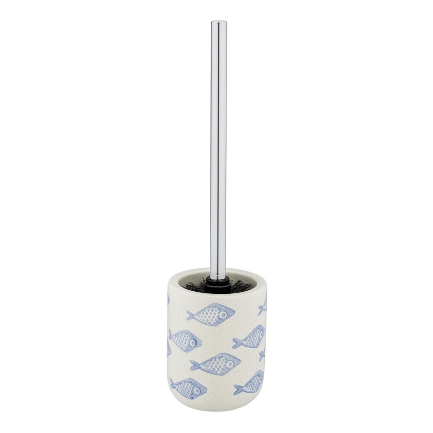 WENKO 24313100 - Βούρτσα WC AQUAMARIN 10x40 εκ. μπεζ