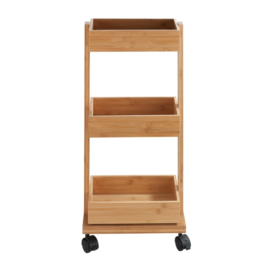 WENKO 24390100 - Ραφιέρα TORTONA 18x71,5 cm καφέ/μαύρη
