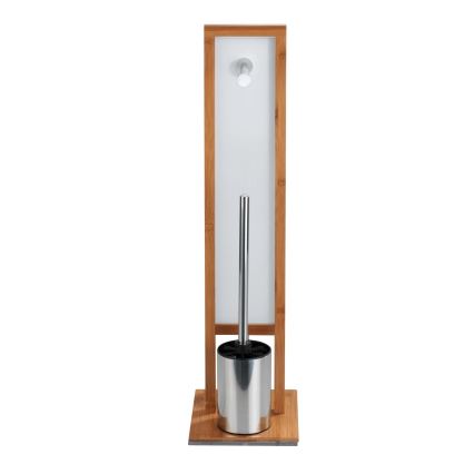 WENKO 24391100 - Βούρτσα WC RIVALTA 18x70 cm καφέ/λευκό/μαύρο