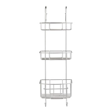 WENKO 24422100 - Ράφι OLESI 22,5x70 cm από ανοξείδωτο ατσάλι/ασημί