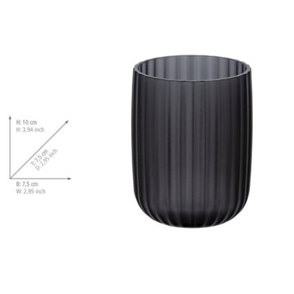 WENKO 24489100 - Ποτηράκι AGROPOLI 7,5x10 cm γκρι