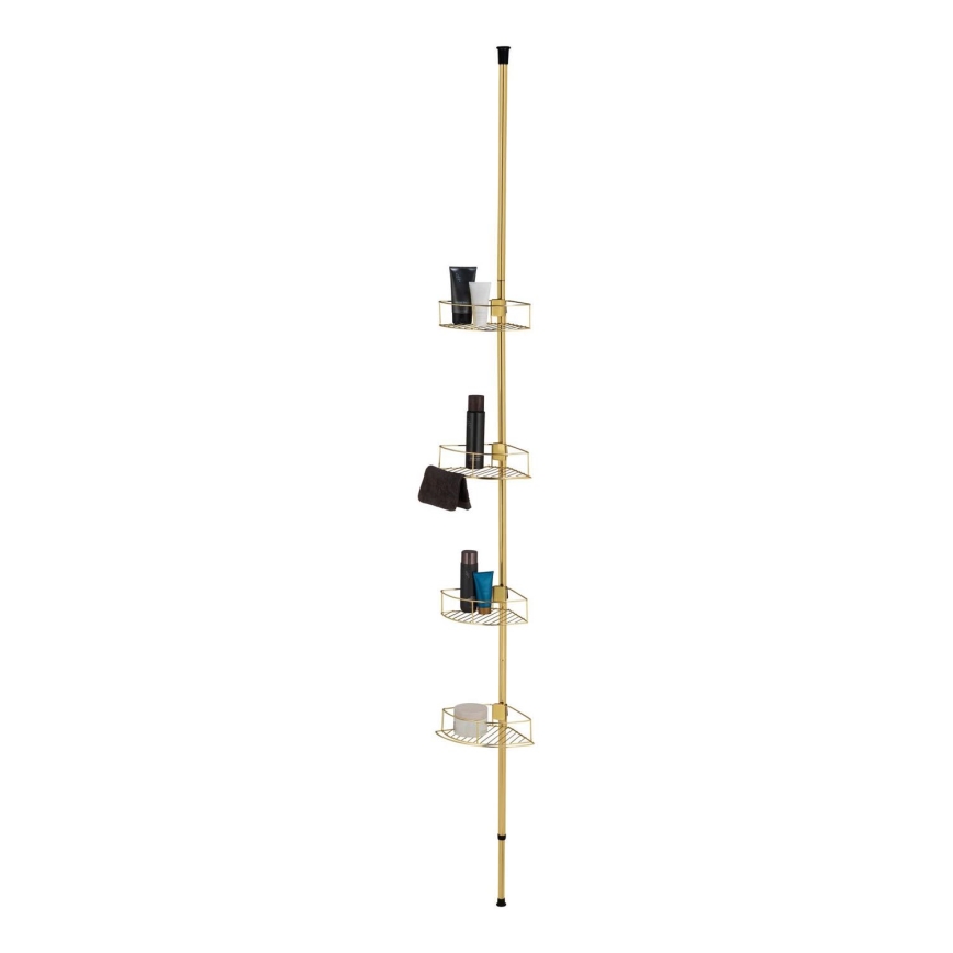 WENKO 24569100-Γωνιακό ράφι DOLCEDO 31x275 cm χρυσό