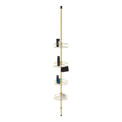WENKO 24569100-Γωνιακό ράφι DOLCEDO 31x275 cm χρυσό