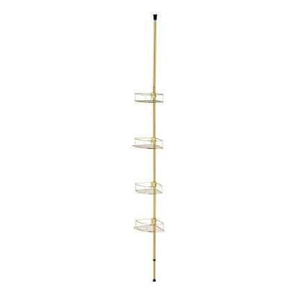 WENKO 24569100-Γωνιακό ράφι DOLCEDO 31x275 cm χρυσό