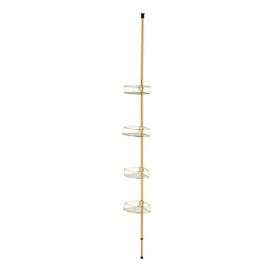 WENKO 24569100-Γωνιακό ράφι DOLCEDO 31x275 cm χρυσό