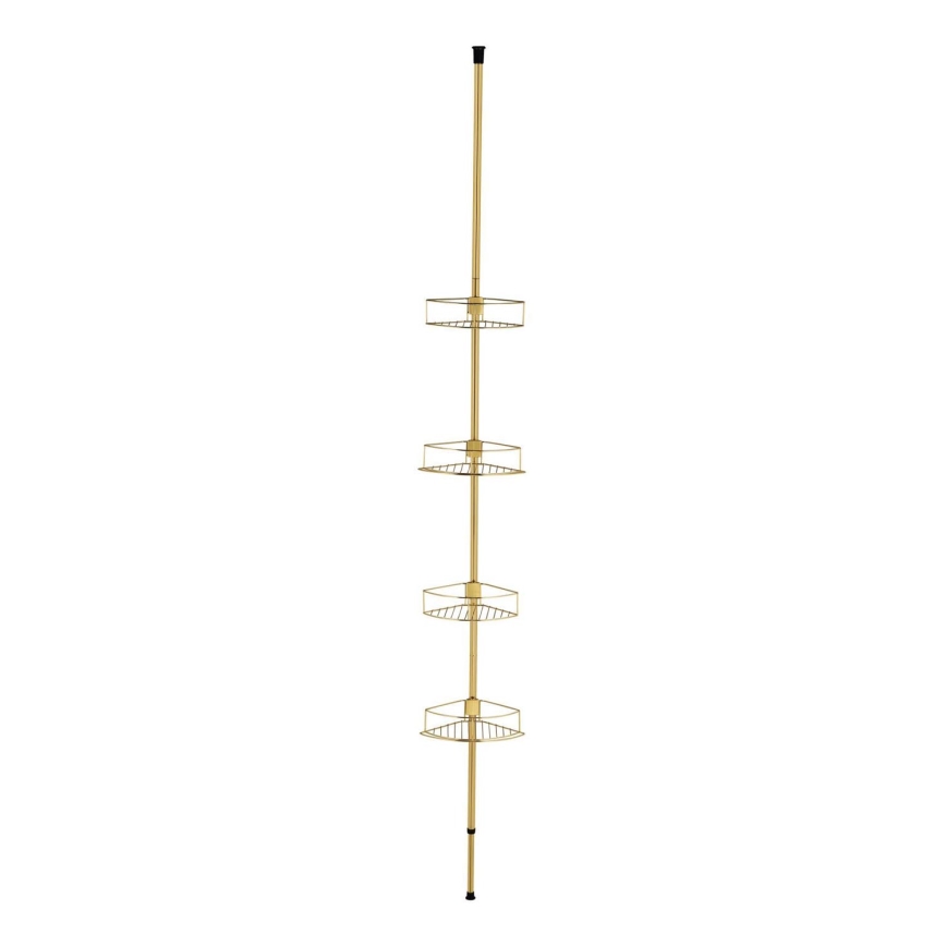 WENKO 24569100-Γωνιακό ράφι DOLCEDO 31x275 cm χρυσό