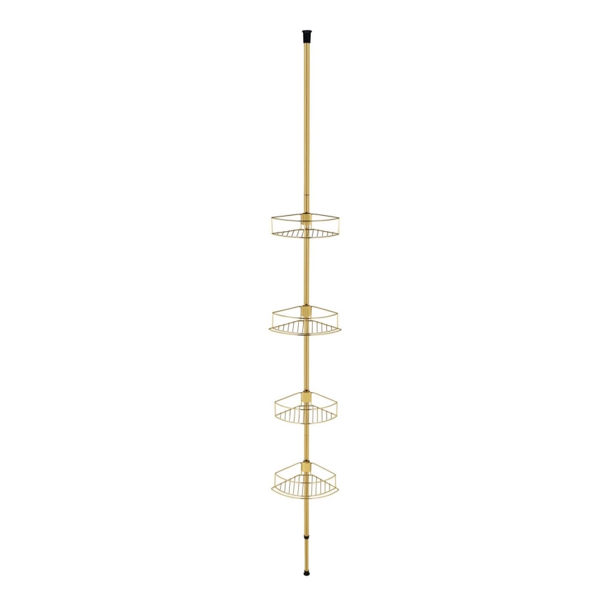 WENKO 24569100-Γωνιακό ράφι DOLCEDO 31x275 cm χρυσό