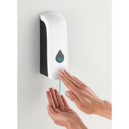 WENKO 24588100-Διανομέας υγρού σαπουνιού RANERA 740 ml λευκό/μαύρο