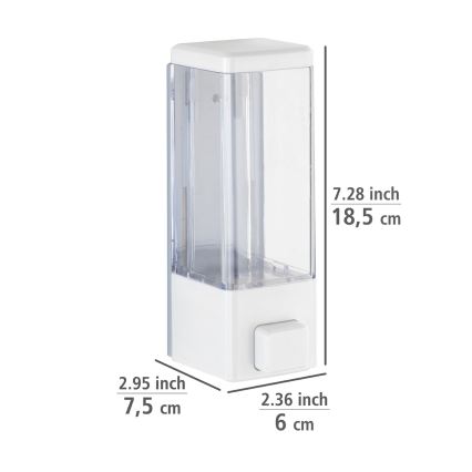 WENKO 24594100-Δοσομετρητής σαπουνιού ISTRES 320 ml λευκό/διάφανο