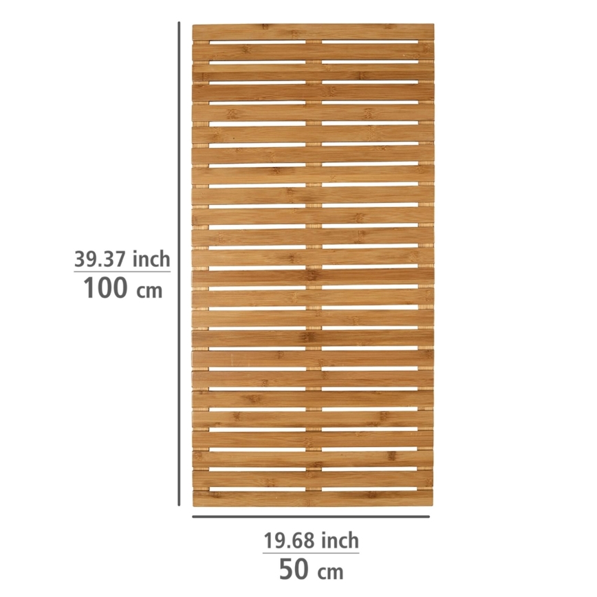 WENKO 24611100 - Πατάκι BAMBUSA 100x50 εκ. καφέ