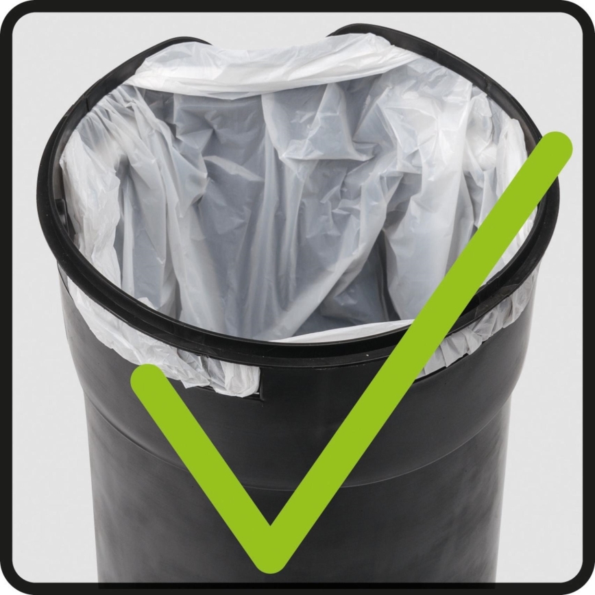 WENKO 24636100 - Καλάθι LEMAN 17x25 cm πράσινο/μαύρο