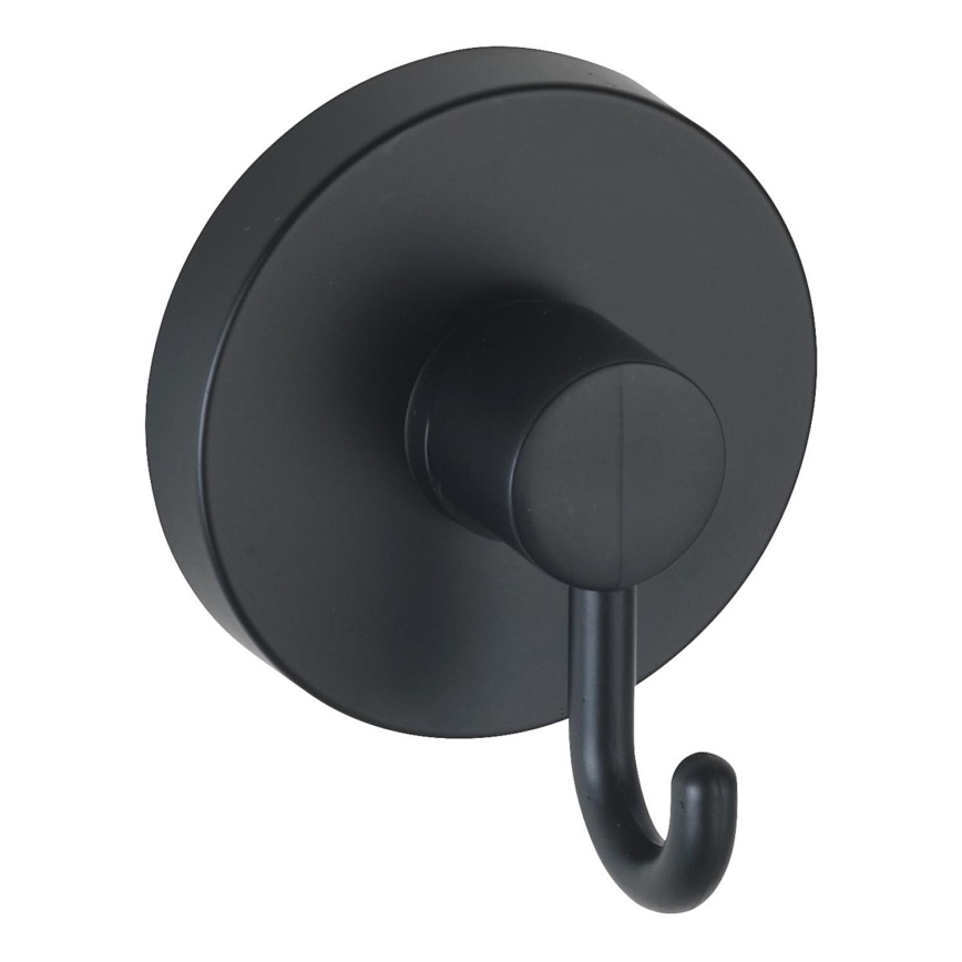 WENKO 24730100-Γάντζος VACUUM-LOC στρογγυλός 6x6,7 cm μαύρος