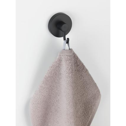 WENKO 24730100-Γάντζος VACUUM-LOC στρογγυλός 6x6,7 cm μαύρος