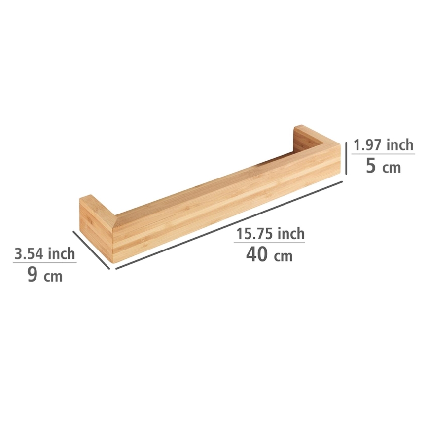 WENKO 24743100 - Βάση BAMBUSA 40x9 cm καφέ